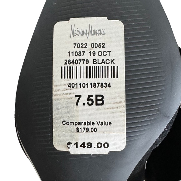 Black Leather Boots Sz 7.5B - Picture 12 of 12